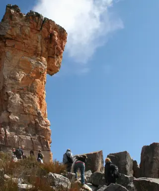 Bestaune die Felsmalereien der San in den Cederbergen